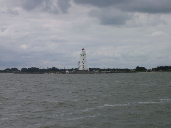 Passing the lighthouse of Marken (Het Paard) on our way to naarden Passing the lighthouse of Marken (Het Paard) on our way to naarden